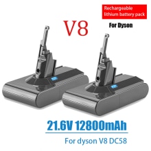 Dyson V8 21.6V 12800mAh Replacement Battery for Dyson V8 Absolute Cord-Free Vacuum Handheld Vacuum Cleaner Dyson V8 Battery