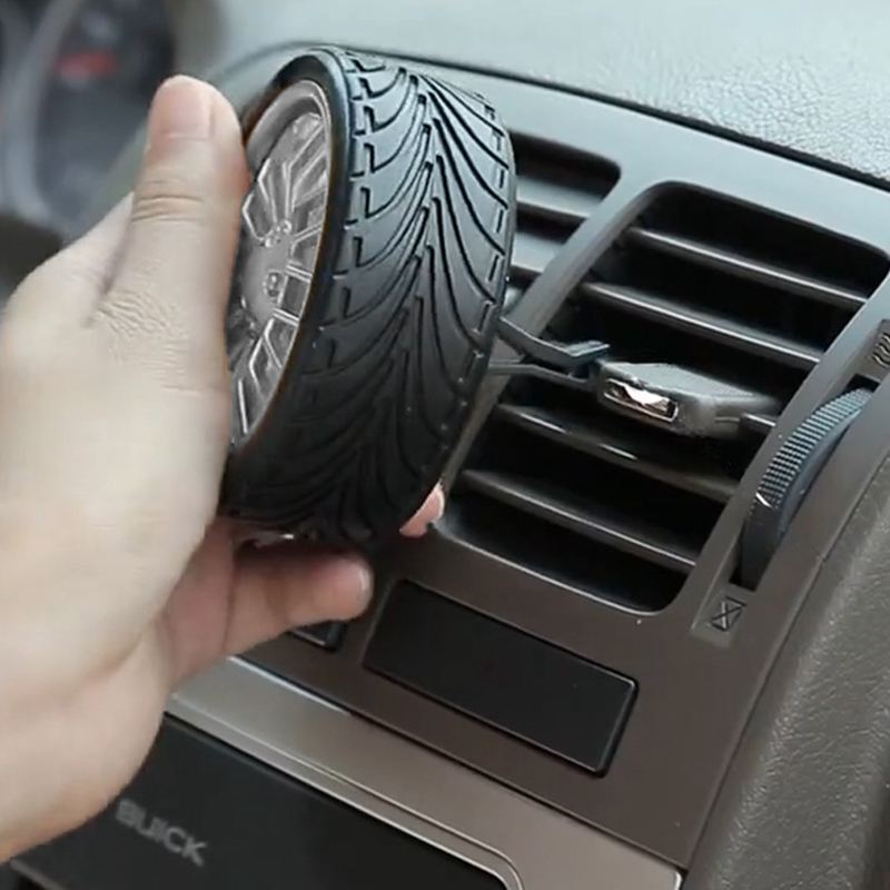 Ambientador de Clip de coche, neumáticos aromáticos, Perfume de rejilla de ventilación, fragancia sólida, accesorios para automóviles
