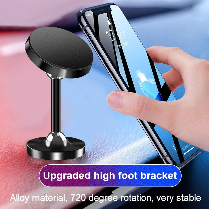 Universele Magnetische Tall Auto Telefoon Houder Stand In Auto Voor Iphone Samsung Magneet Air Vent Mount Mobiele Telefoon Ondersteuning gps