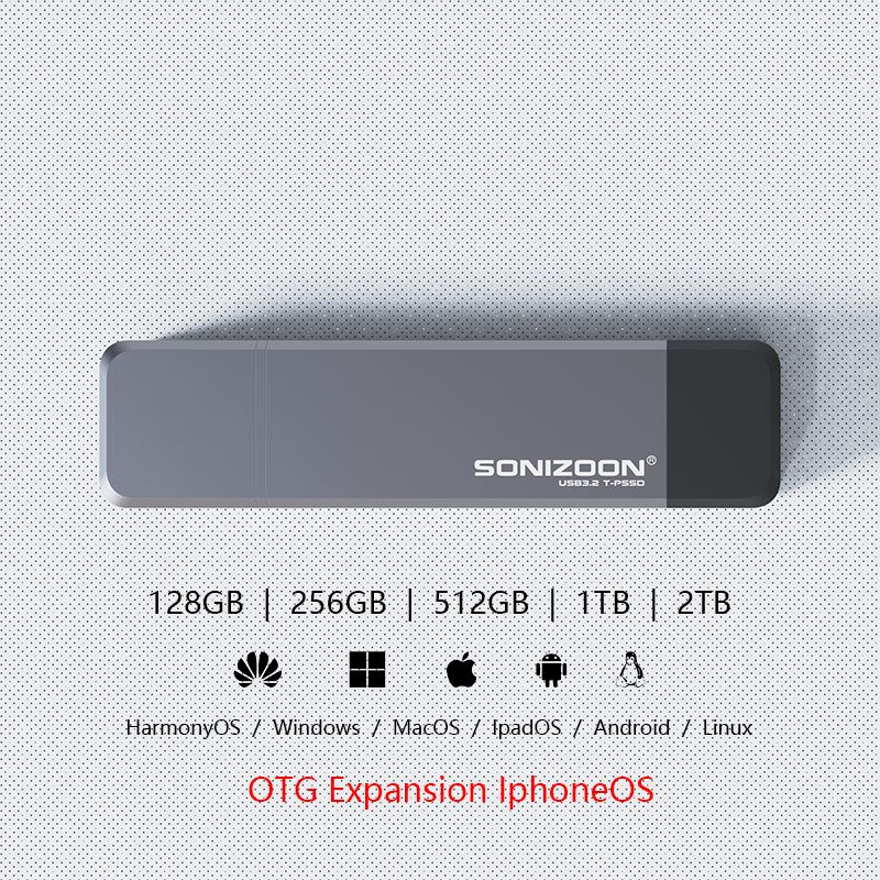 High cost performance Flash Drive USB3.2 Pen Drive 2tb/1tb/512gb Portable Solid State TPYEC-3.2 Your logo kuromi