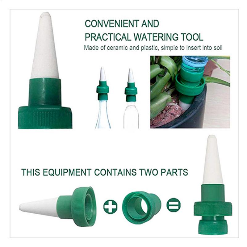 Dispositivo de riego automático para plantas, estaca de agua para riego por goteo de plantas, sistema de riego por goteo de cerámica para jardín
