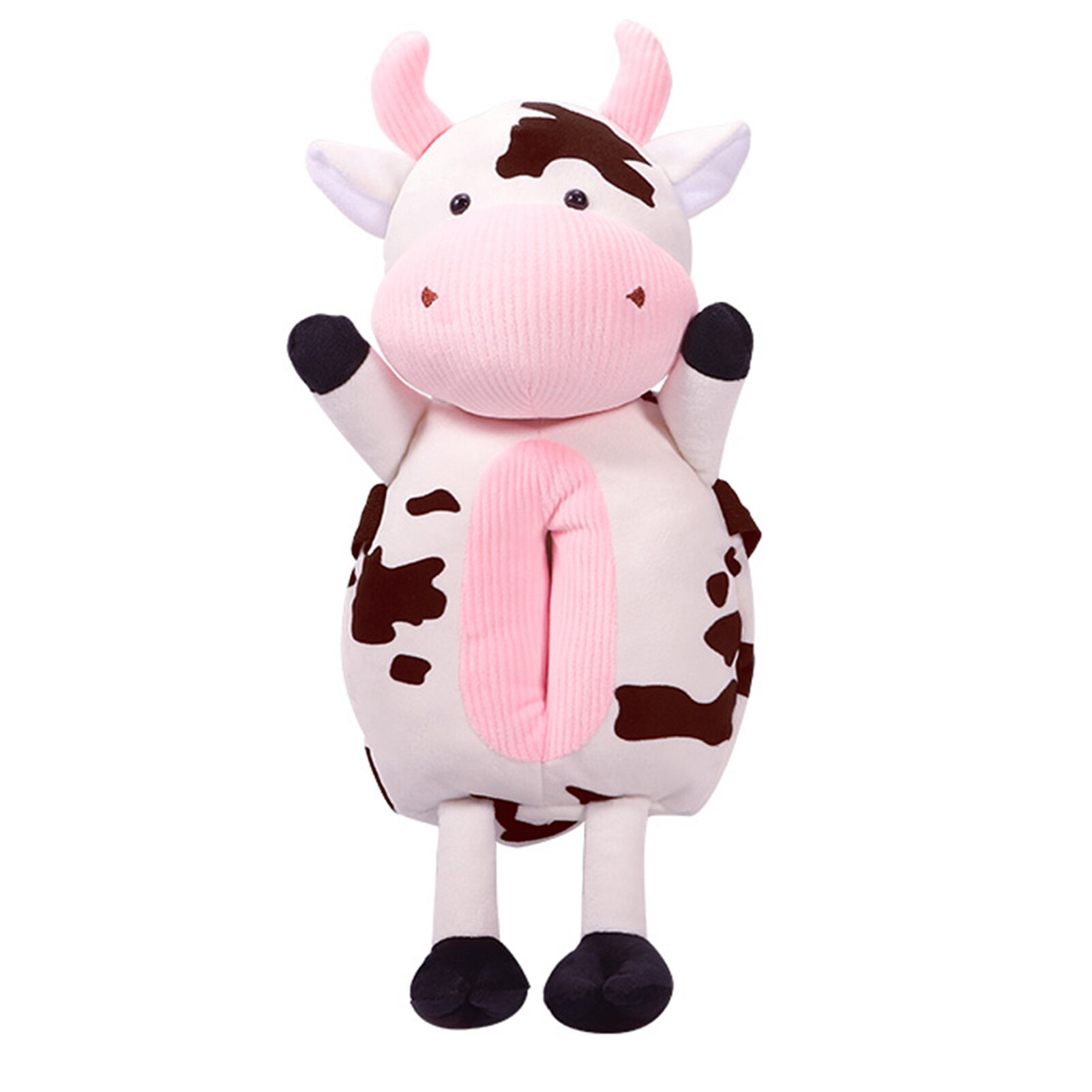 Creatieve Leuke Auto Tissue Box Zachte Cartoon Koe Papieren Servet Case Autostoel Terug Opknoping Tissue Doos Auto Interieur Auto accessoires: B