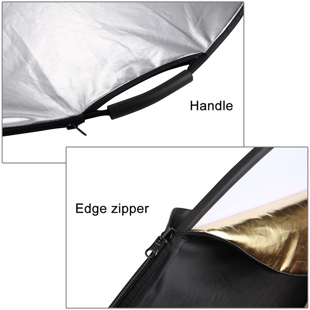 110cm 5 In 1 Reflector Portable Photography Studio Photo Collapsible Light Reflector for Outdoor Studio Reflector 428#2