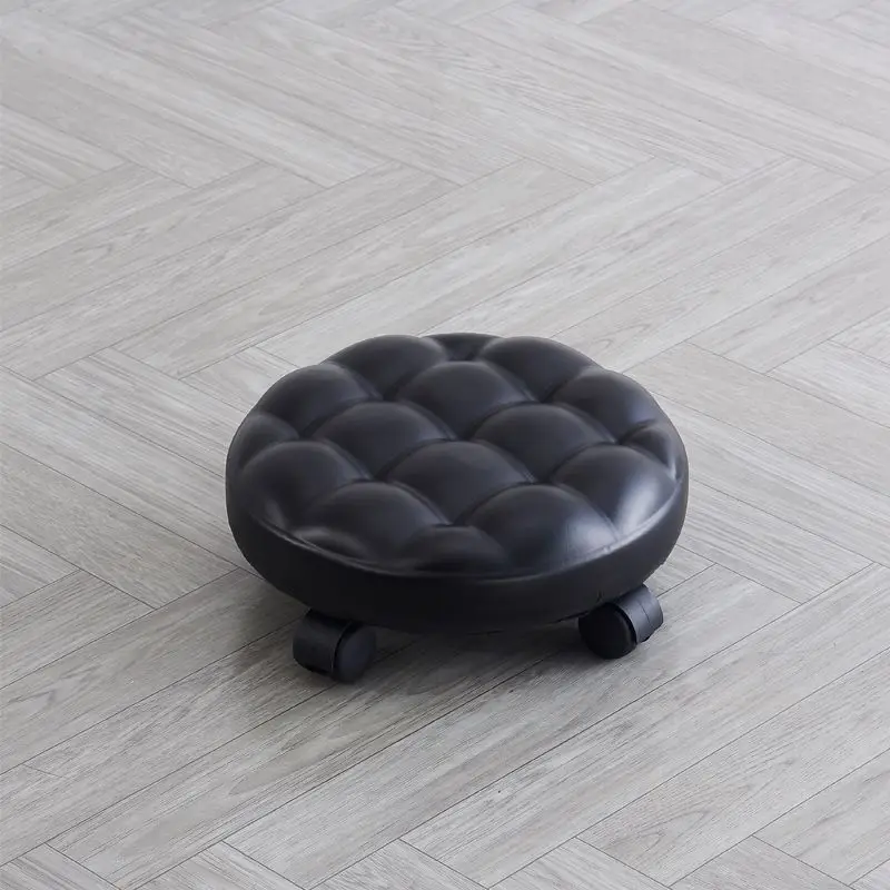 Katrollen Kruk Met Voor Auto Wassen, Beweegbare Seatine, Huishoudelijk Werk, Mobiele Landbouw Stoel Rolstoel: Marineblauw