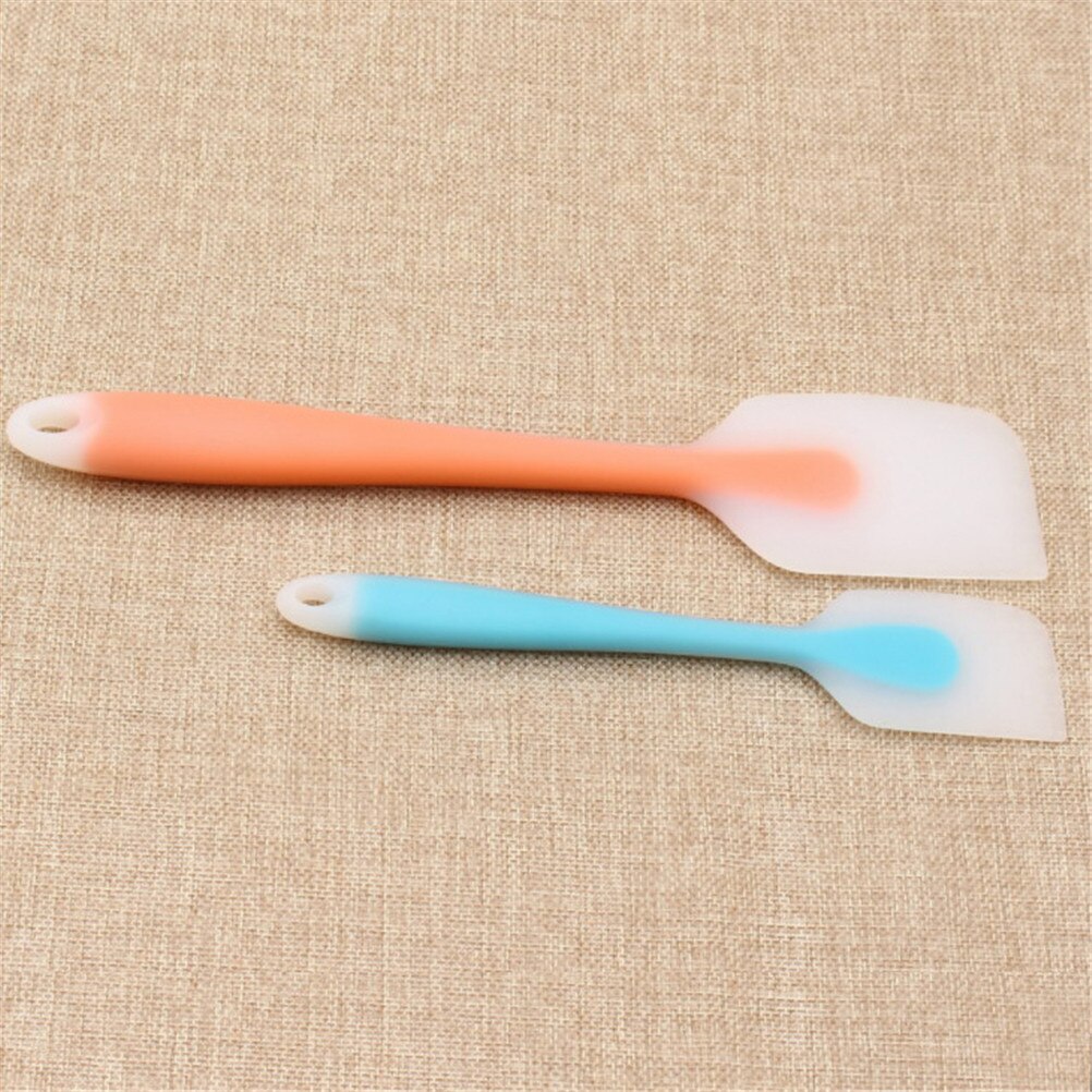 Silicone Scraper Cakes Double Spatula Spoon Cookie Spatulas Pastry Scraper Mixer Buttter Ice Cream Scoop Baking Tools