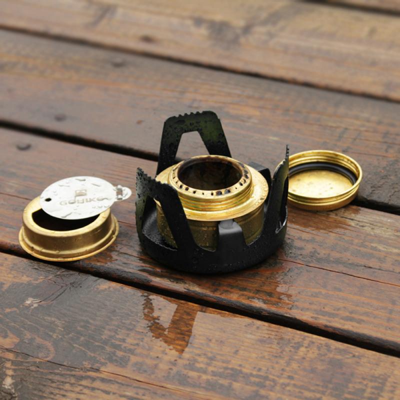 Ultra-light camping stove Spirit Combustor Alcohol Stove Picnic Stove Camping Furnace Camping Portable Folding Picnic BBQ Hiking
