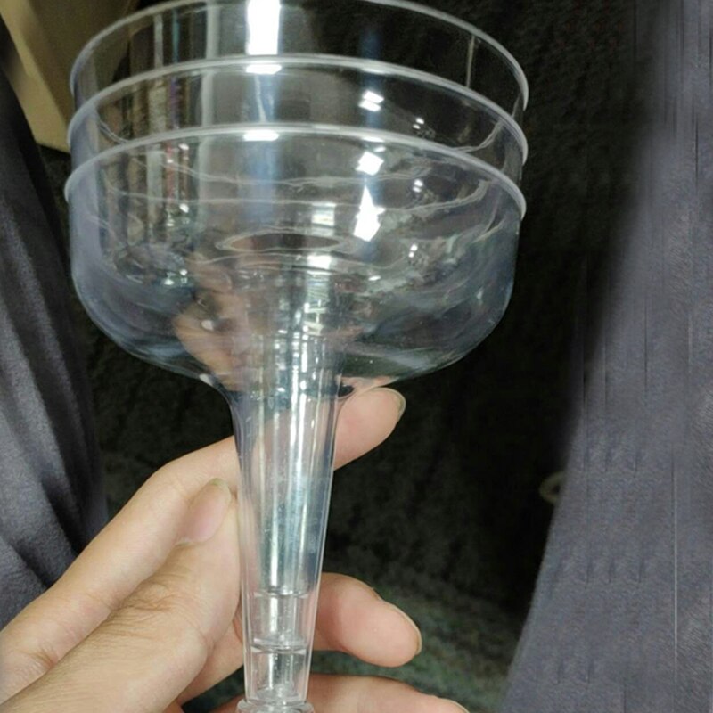 Plast restaurant tumbler øl vin drikke kopper cocktail whisky pause resistente drikkeglass gjennomsiktighet kafé bar 6 stk