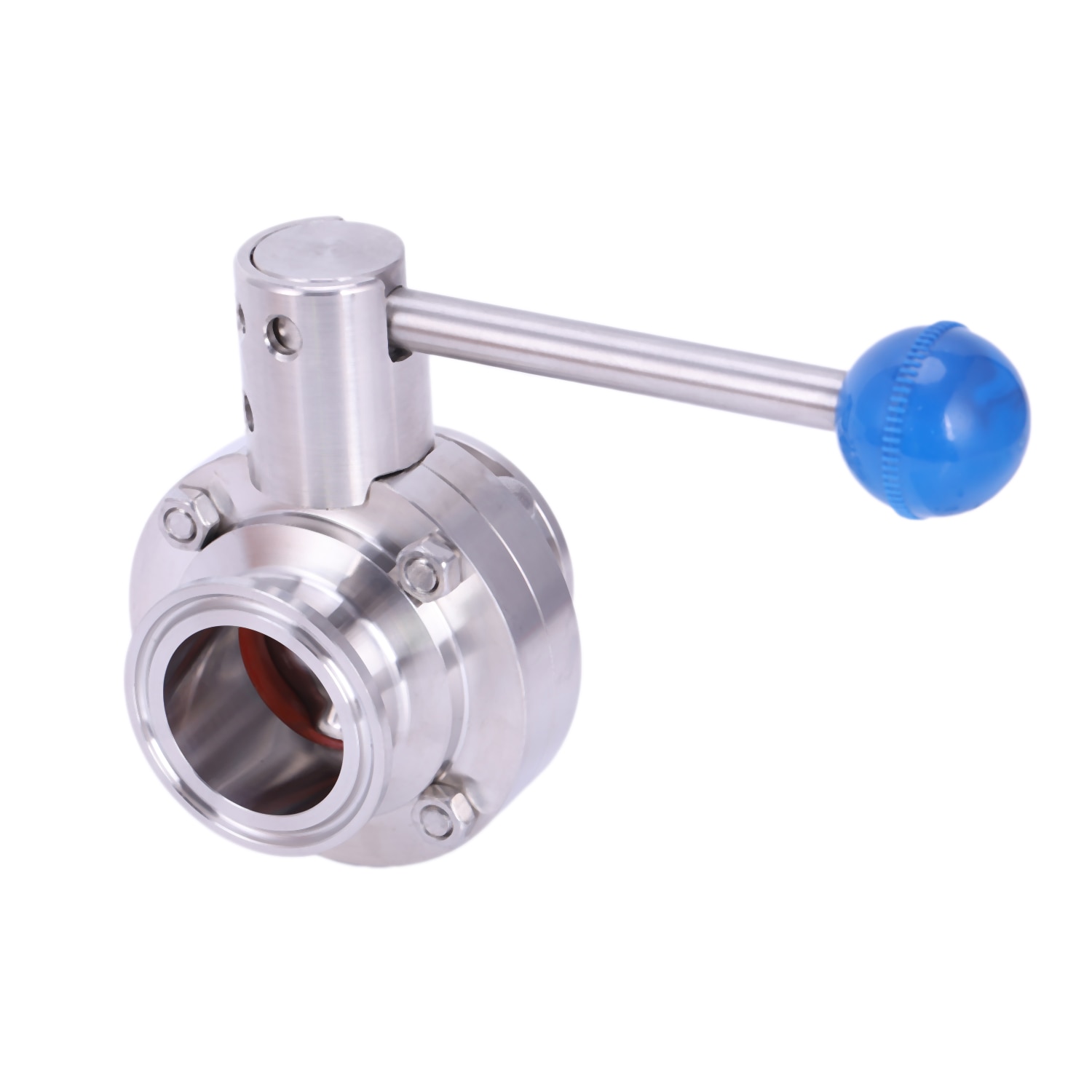 1-1/2inch 38mm SuS304 Stainless Steel Sanitary 1.5inch Tri Clamp Butterfly Flow control Valve Homebrew Beer Dairy Valves Part