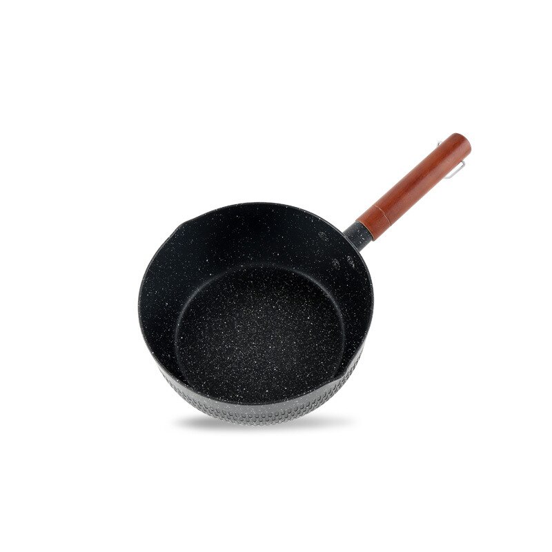 Olla de cocina de piedra Maifan antiadherente, utensilios de cocina universales para cocinar fideos, leche , ollas para sopa, sartén para nieve de estilo japonés