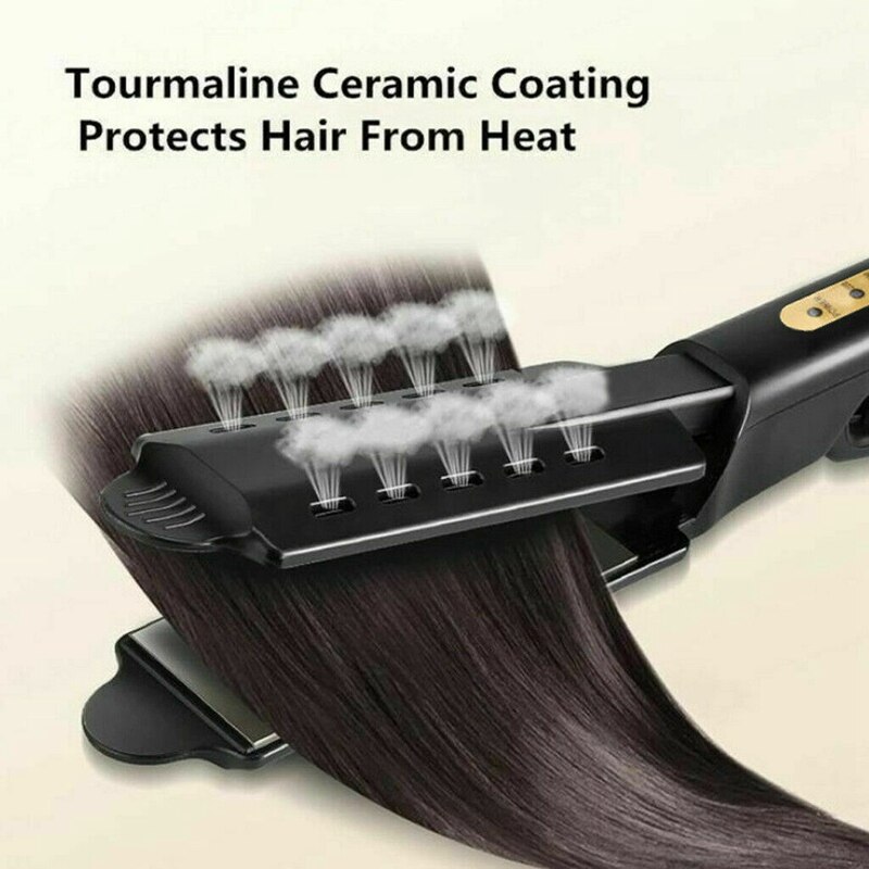 Chaude tod-cheveux lisseur céramique Tourmaline Ion droite cheveux attelle planeur prise britannique