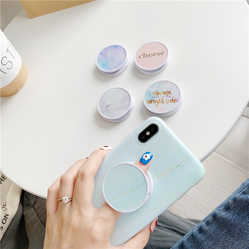 Cute Cartoon Folding stand For Mobile phone Holder for iPhone X 8 7 6 Plus IPAD for Samsung For Huawei Phone Case Grip Kichstand