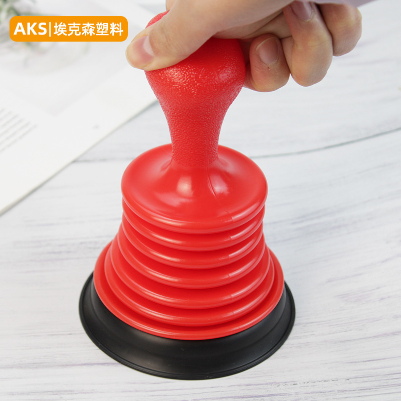 Zuignap Baggeren Gootsteen Afvoerpijp Gereedschap, Bad Buster, Sucker Verstopping Remover, Toiletplunjers, Persreiniging: Sky Blue