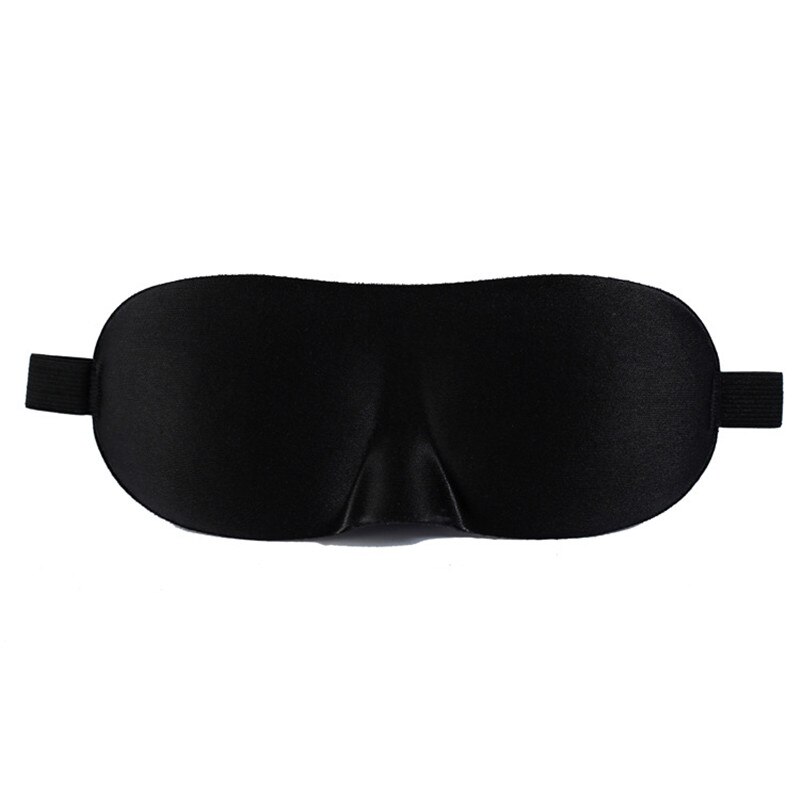 1 stk 3d sovemaske naturlig sovemaske øyenskygge deksel skygge øyelapp kvinner menn myk bærbar bind for øynene reise øyelapp søvn