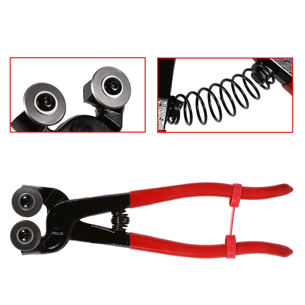 Tile Nippers Glass Mosaic Wheeled Tool 8inch Heavy Duty Pliers For Ceramic Tile DIY Cutting Plier Tool Accessory