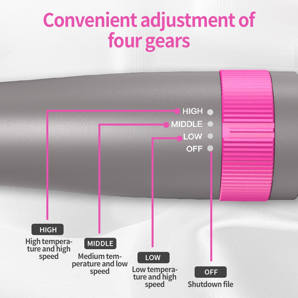 5 In 1 Föhn Warme Lucht Borstel Haar Krultang Stijltang Kam Krultang Borstel Haar Styling gereedschap