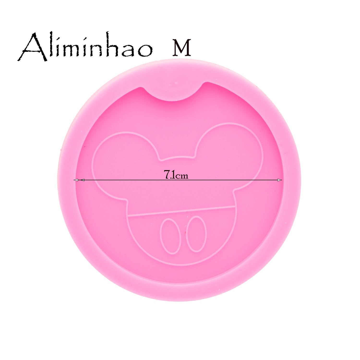 DY0674 2.5/2.8 In pot blad top/Cheetah bodem/Star Geode Auto Coaster Mold Agaat Hars Siliconen mallen DIY Epoxy Mold Crafting: WHITE