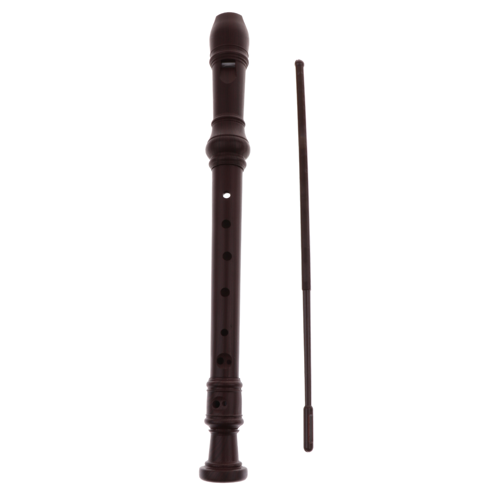 Portable 8-Hole German Style ABS Soprano Recorder Mini Clarinet 32.5cm