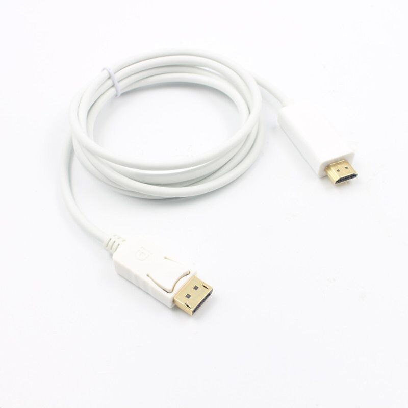 Display Port to HDMI Cable Cord DP to HDMI Cable Adapter Gold Plated US