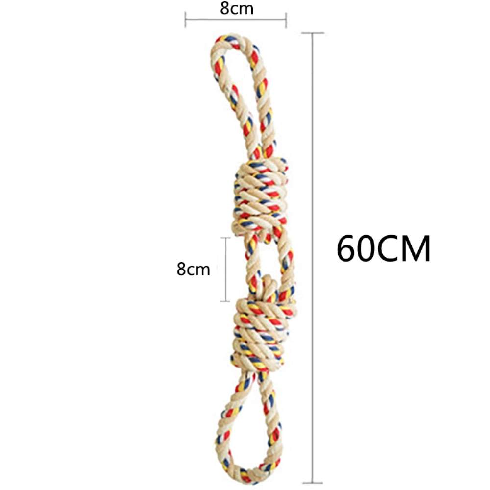 60Cm Golden Retriever masticar dientes juguetes grandes mascotas juguetes morder Molar cuerda del diente perro juguete para perros grandes Rottweiler perro Juguetes
