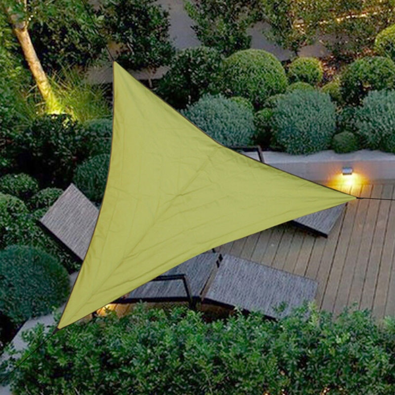 3/4/5/6m Heavy Shade Sail Sun Canopy Cover Outdoor trilateral Garden Yard Awnings Waterproof Car Sunshade Cloth Summer