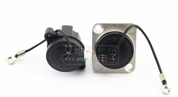 Zwitserse Neutrik Scm Cannon Socket Hard Plastic Met Touw Stofkap Kanon Waterdichte Hoes