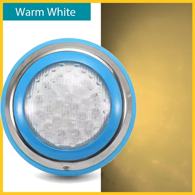 Stainless Steel Ip68 Led Swimming Pool Light 12W 18W 24W 36w 54W Waterproof Lamps Underwater Lights AC12V RGB Piscina Lamp: Warm White / 6-10W