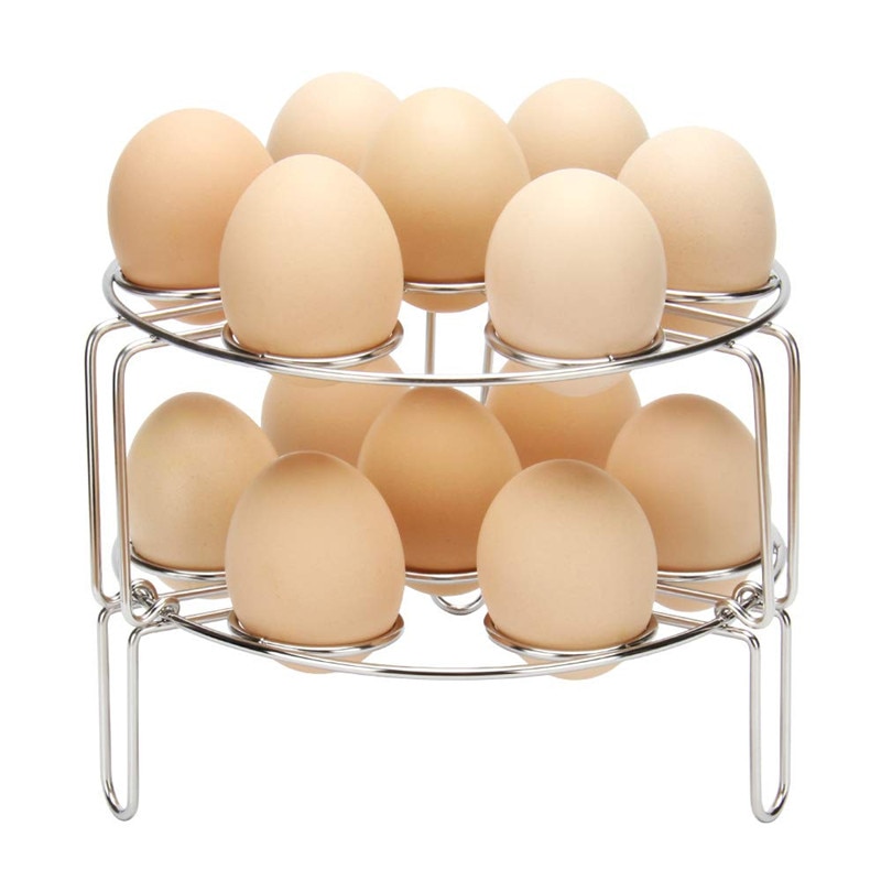 MOM'S panier à œufs de cuisson | Empilable à la main, panier à œufs pour Pot instantané oeuf cuisson à la vapeur, porte-panier