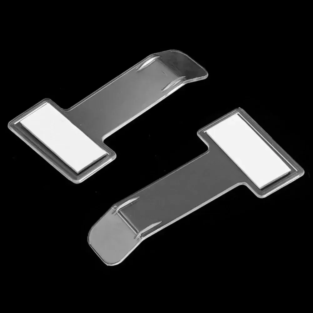Car Styling Parking Ticket Holder Fastener Card Holder Invoice Receipt Mounting Fastener Plastic Organizer Windshield Sticker: Gold
