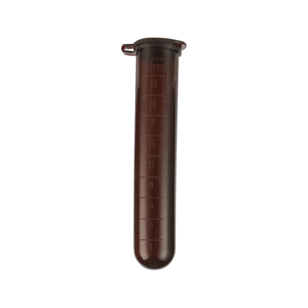 Plastic Brown Centrifuge Tube with Scale 10ml Centrifugal Tube Snap Cap ...