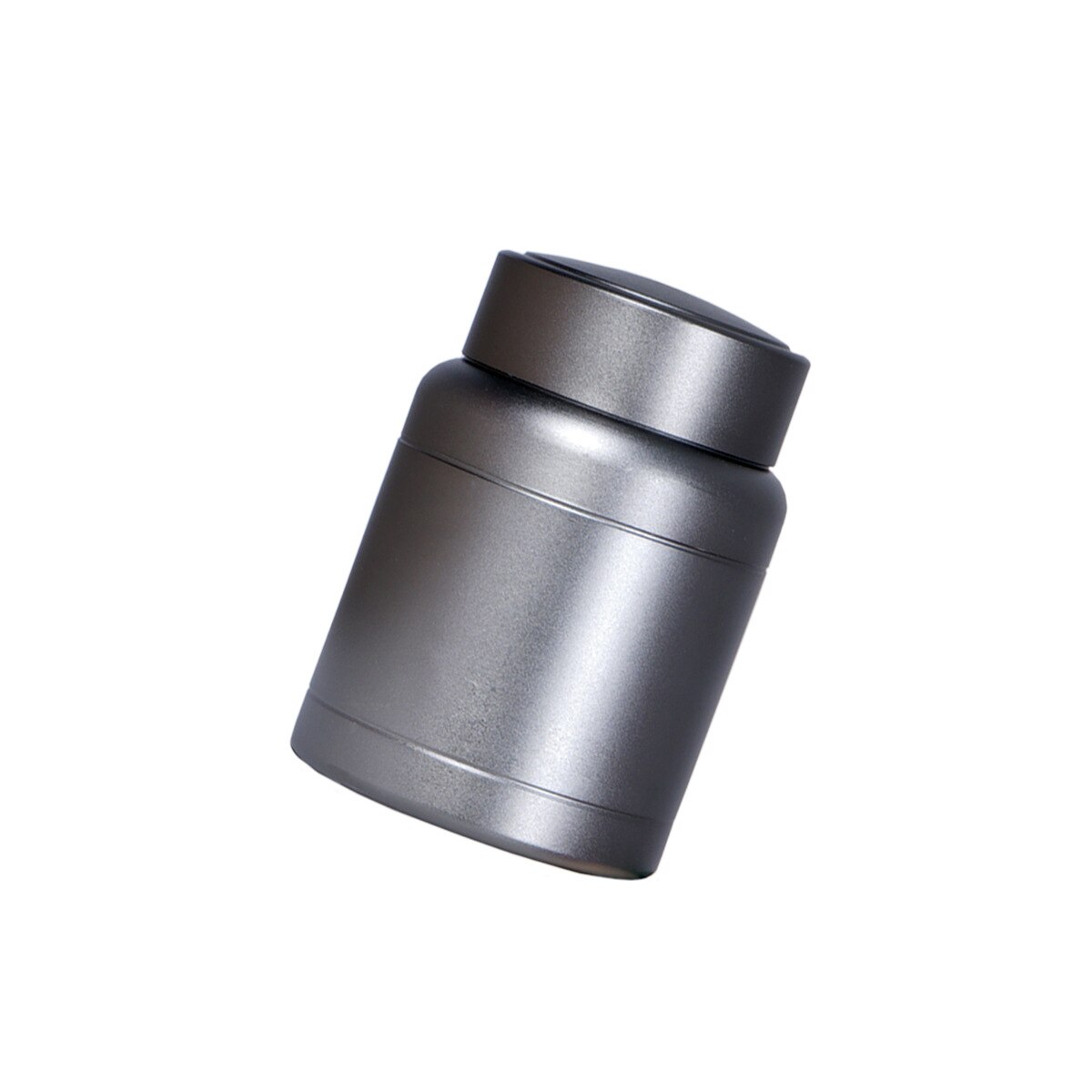 Titanium Alloy Round Mini Pack Tea Caddy Tin Can Canister Set Kitchen Accessories Tea Organizer Tea Box
