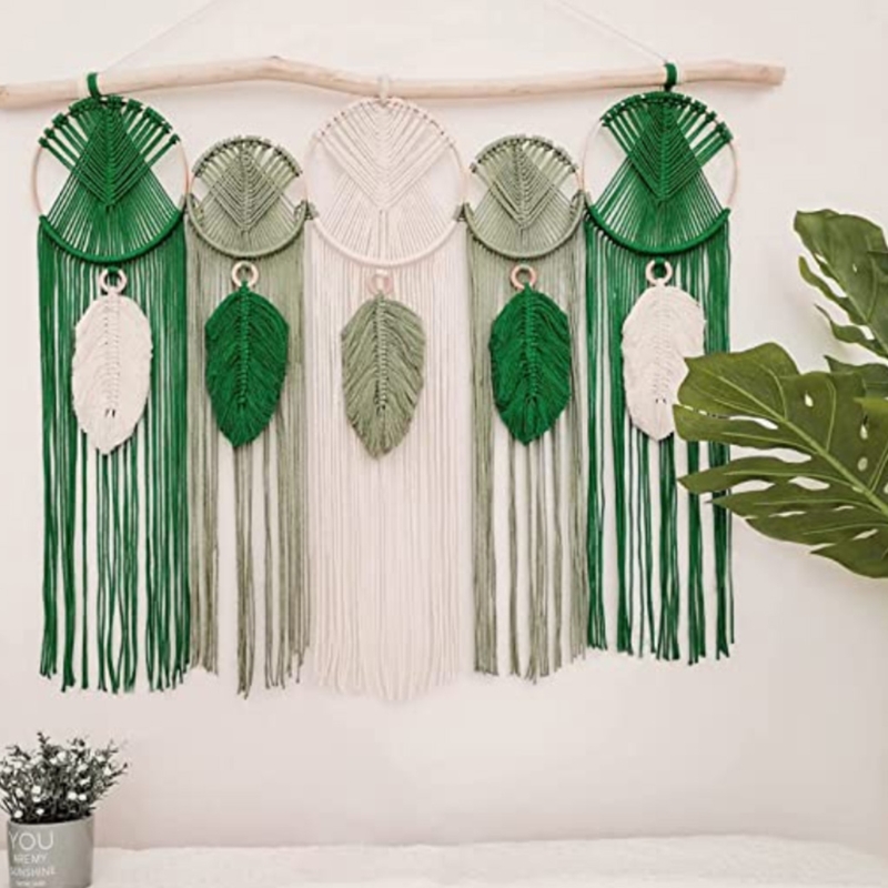 3mm 109Yard Macrame Cord DIY Natural Cotton Rope Yarn String for Making Macrame Wall Hanging Plant Hanger Dream Catcher