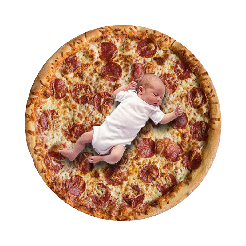 Pizza Burrito Baby Deken Meel Tortilla Inbakeren Deken Slapen Inbakeren Wrap