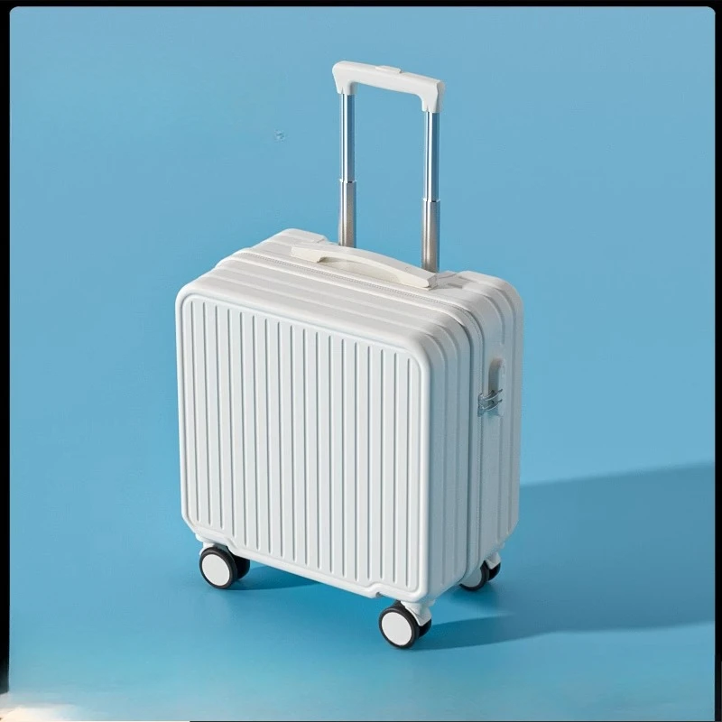 Mini Storage Travel Case with Wheels , TSA Approved Cabin Bag, Lightweight Password Lock Suitcase for Airplane, Home & Office