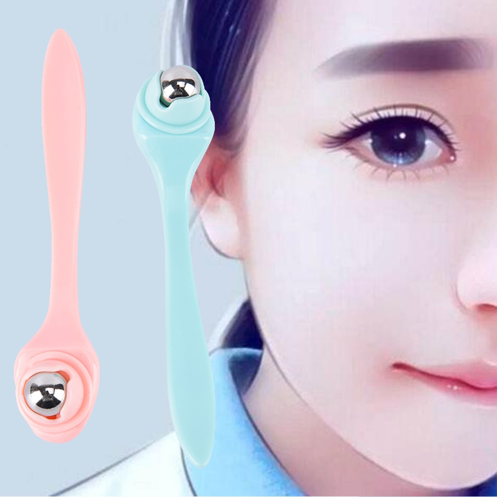 de bolas de masaje facial, masajeador con rodillos para la salud, Círculo de ojos oscuros, arrugas ocular, 360 grados