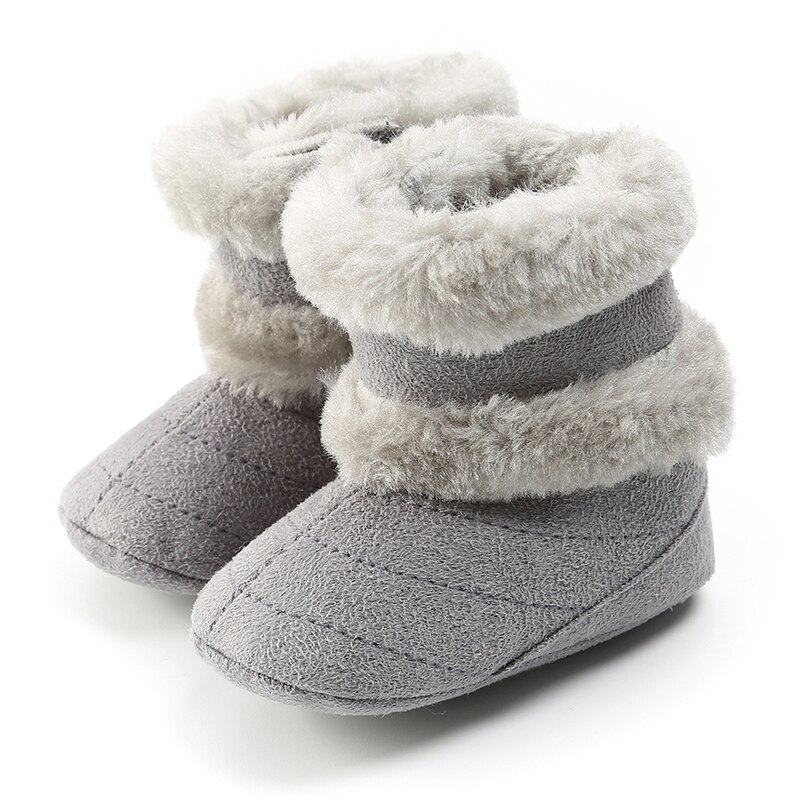 LZH obuwie dziecięce 2020 nowe zimowe noworodki śniegowe buty środkowa tuba ciepły pluszowy jednokolorowy kolor rzep dziewczynek chłopców zimowe buty