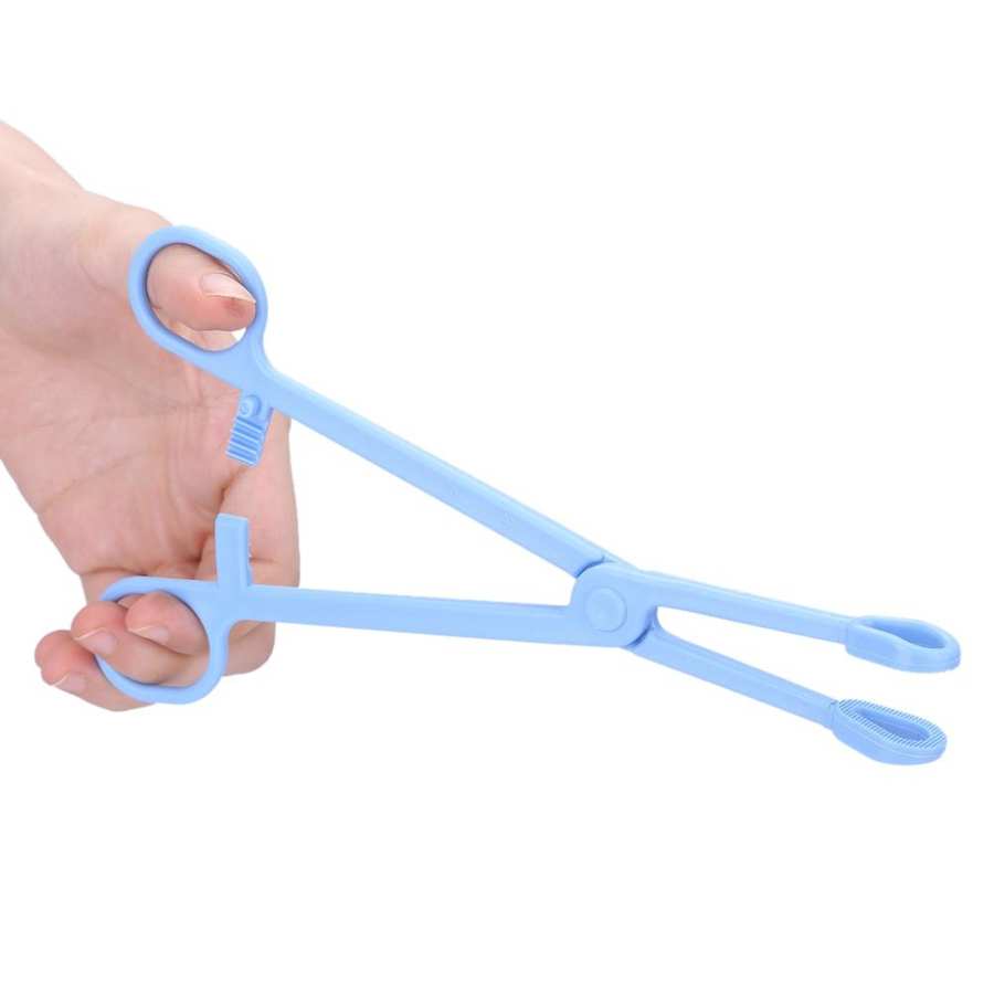 Reptiler terrarium ödlor plast tång pincett husdjur höja utfodring verktyg klipp