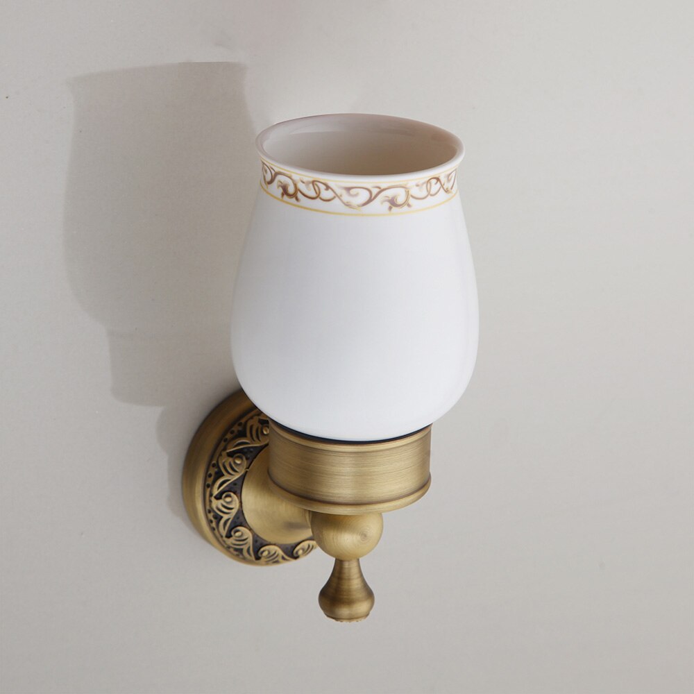 YANKSMART antyczny mosiądz akcesoria łazienkowe zestawy papier toaletowy szczotka robić wc wieszak na ręczniki wieszak na ręczniki robić montażu na ścianie zestaw Combo: 5257F-4