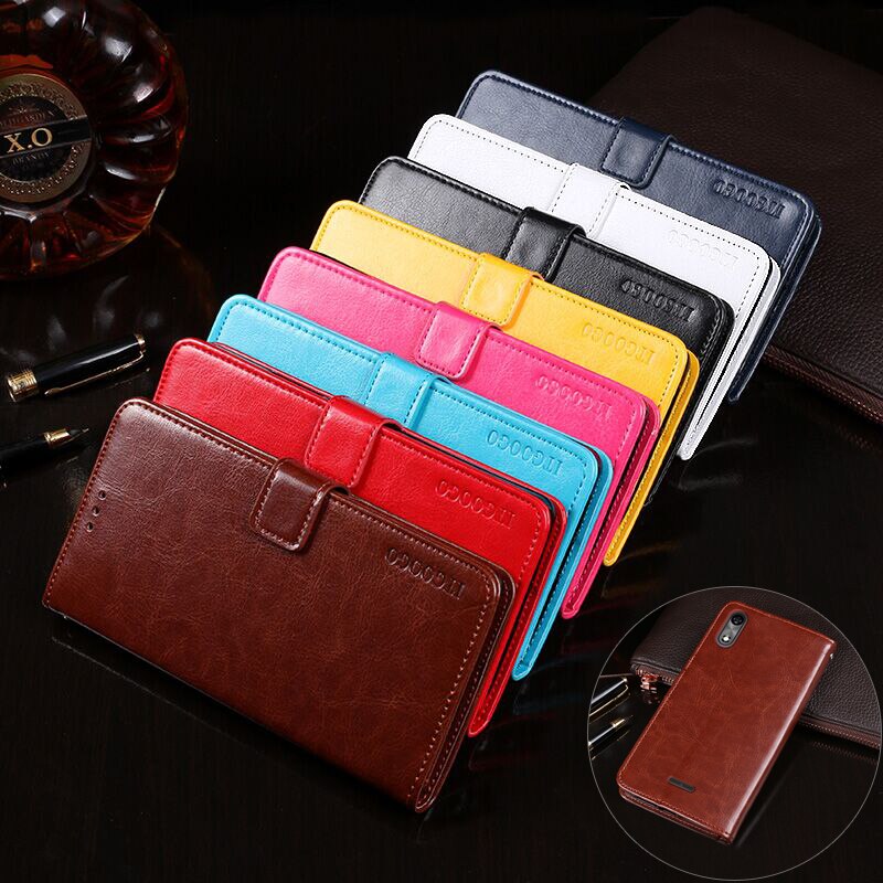 For BQ Mobile BQ-5518G Jeans book wallet leather case shockproof magnetic flip cover on BQ-5518G Jeans 360 housing