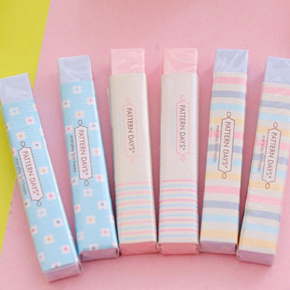 Student Prizes Cute Fresh Strip Eraser School Supplies Stationery Kindergarten Children Birthday