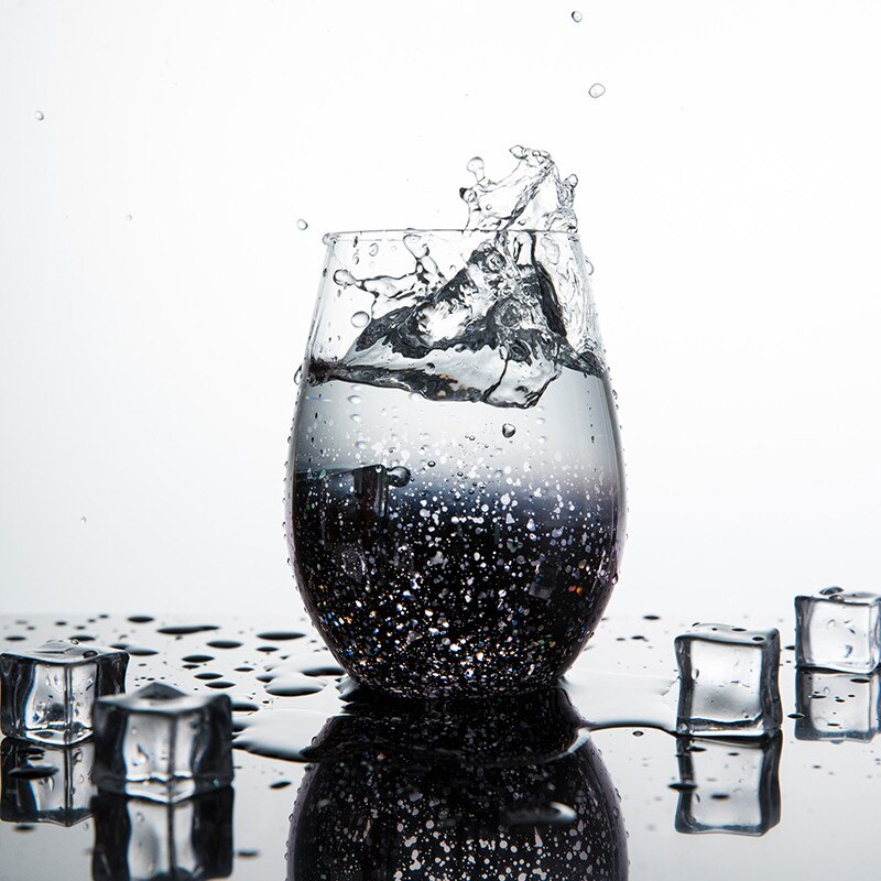 nordycki przezroczyste szkło gwiazda Puchar odporna na wysokie temperatury kufel robić piwa podwójna tęcza kawa napój filiżanka robić herbaty Drinkware prezenty