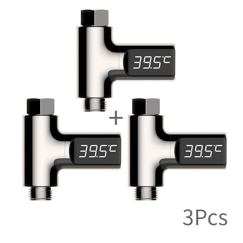Led display hem vatten dusch termometer temperaturmätare monitor kök badrum smart hem babyvård: 3 st
