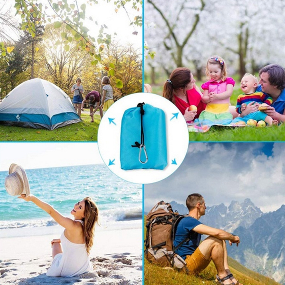 JOYLOVE Waterproof Pocket Beach Mat Folding Camping Mat Portable Lightweight Outdoor Picnic Mat Sand Beach BlanketSand Free
