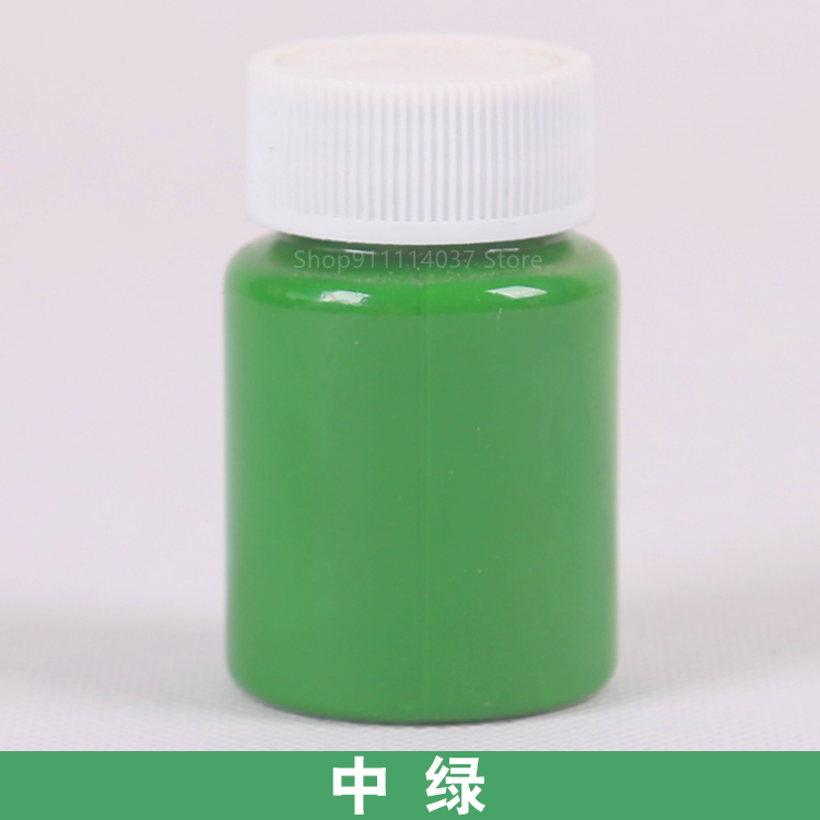 50ML Water Transfer Painting DIY Painting On Water Drawing Floating Paint Doodle Pigment Marbling Painting Water Drawing Tools: Medium Green