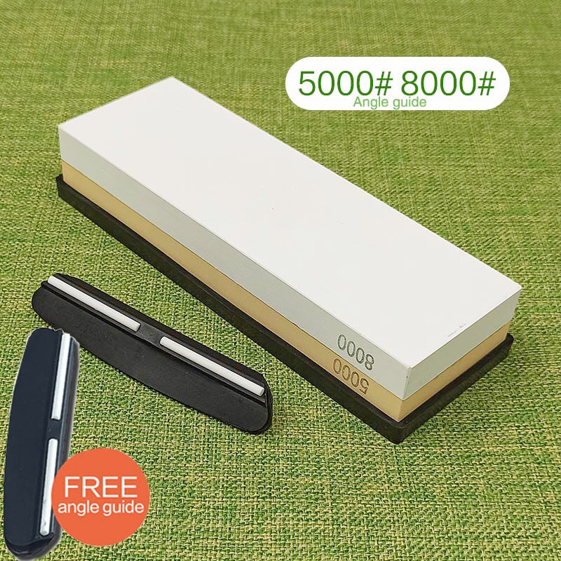 knife grinder knife sharpening Stone Grit white corundum 1000/3000 2000/5000 whetstone sharpener Multi-stage: 5000 8000