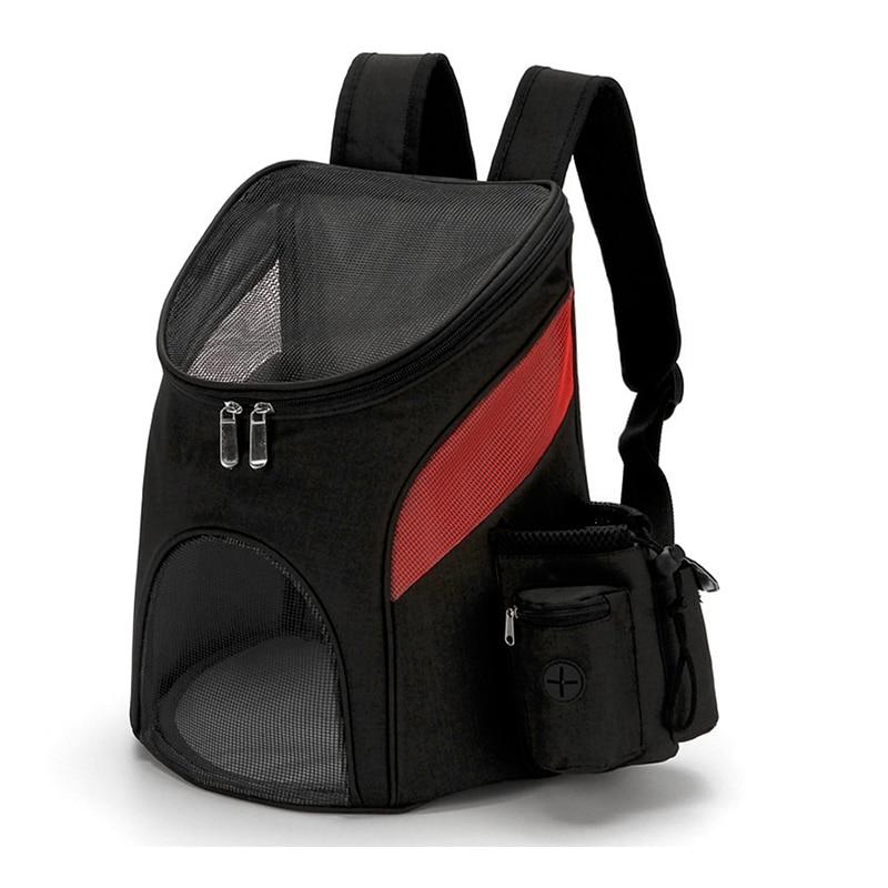 Bolsa de malla portátil para perros, mochila transpirable para perros, bolsa de transporte de gran tamaño para viajes al aire libre, Transportín para mascotas