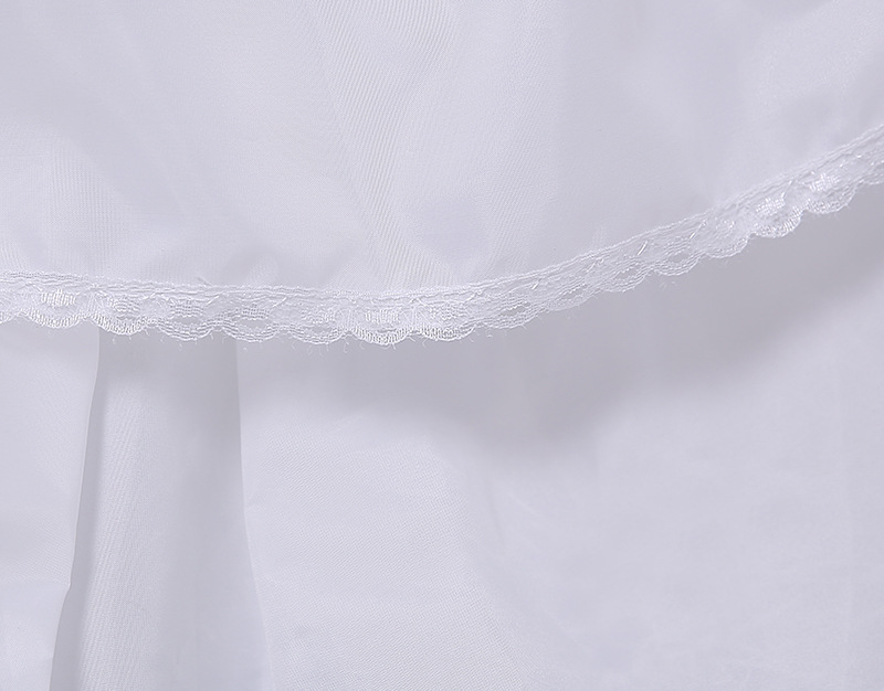 3 obręcze długie halki dla kobiet suknia ślubna spódnica 3 warstwy elastyczny pas podkoszulek krynolina Jupon halka pociąg