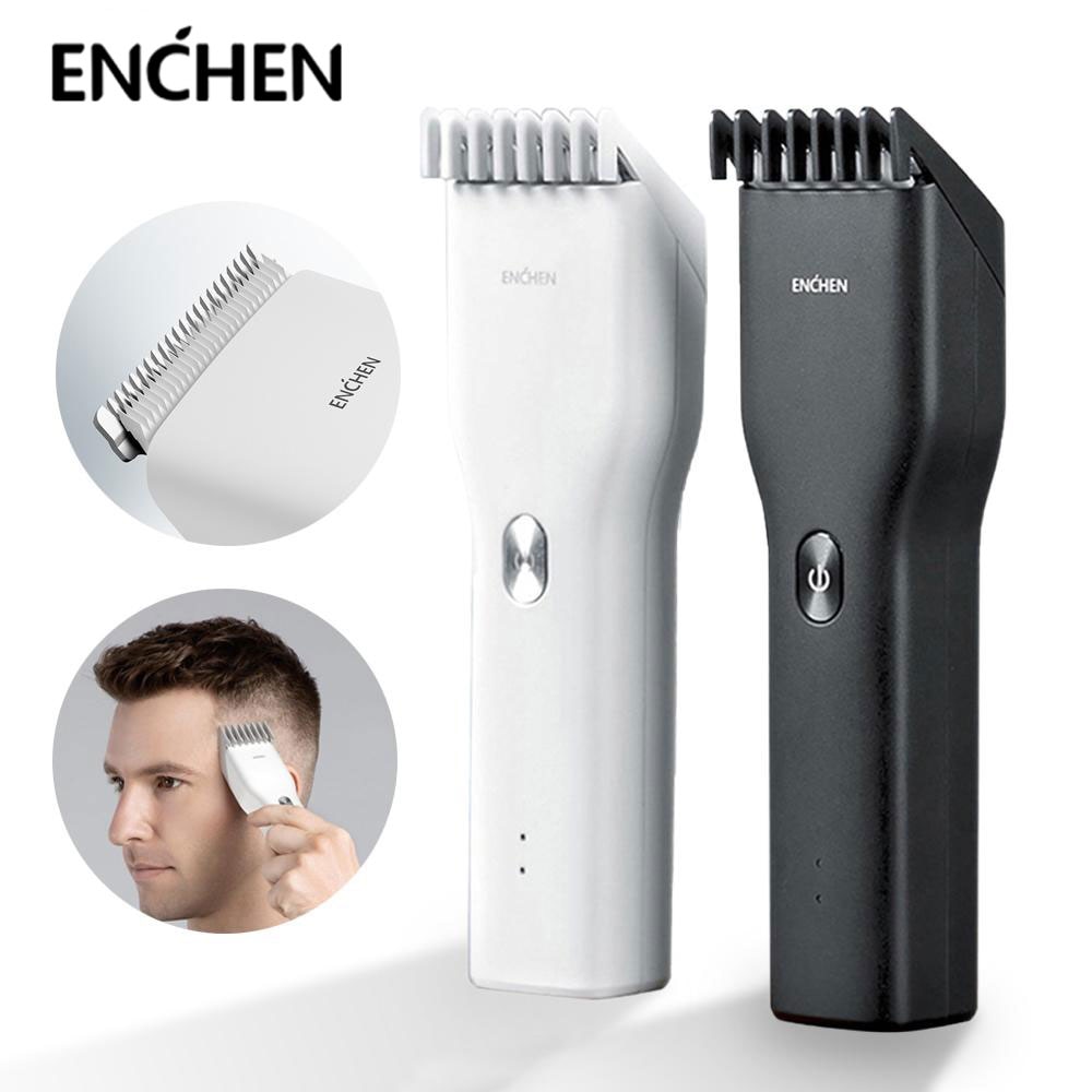 ENCHEN Hair Clipper Men's USB Rechargeable Electric Beard Trimmer Two Speed Ceramic Cutter Hair Cutting Machine