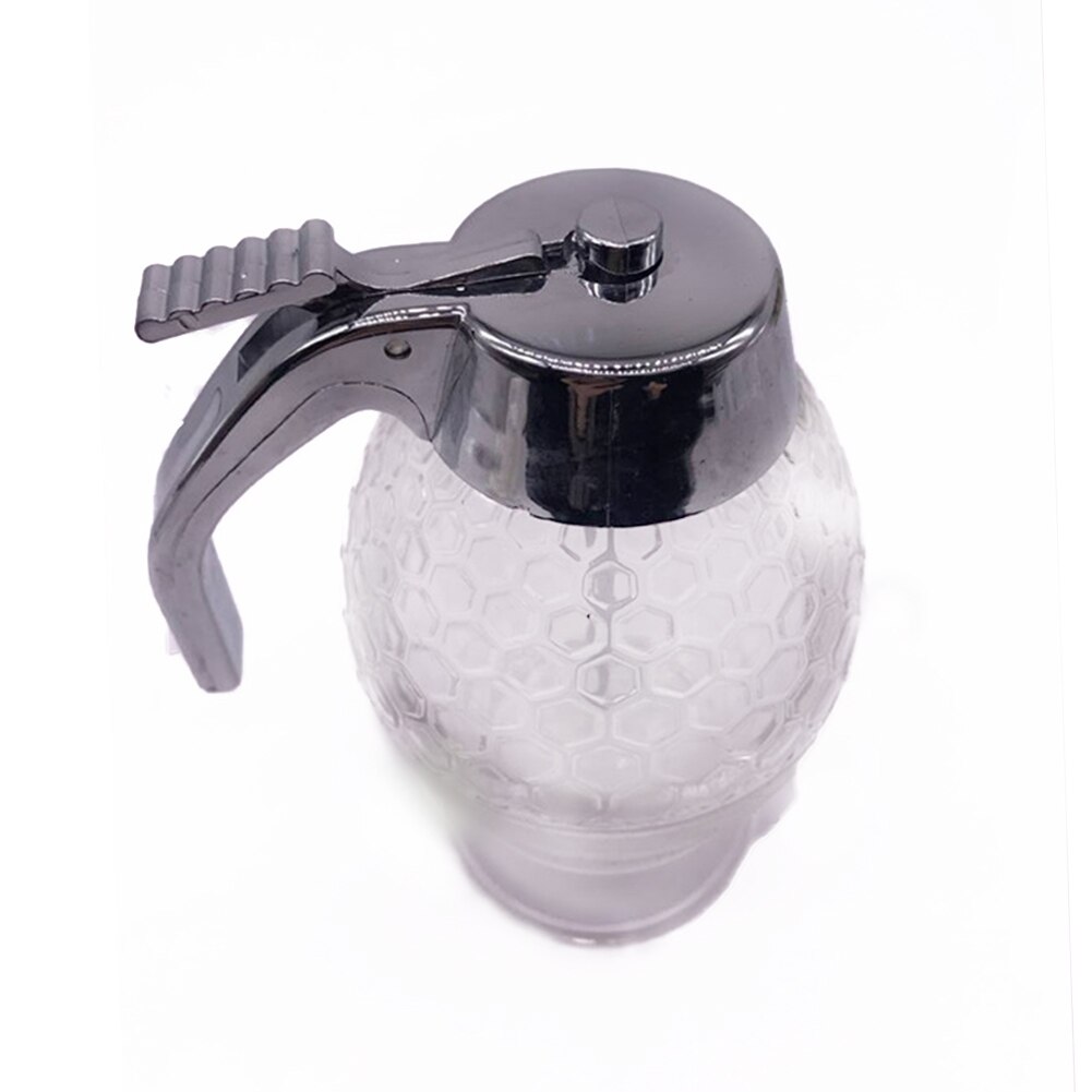 Syrup Dispenser Portable Storage Pot Jar Container Cup Holder Acrylic Drip Kettle Squeeze Bottle Honey Juice Dispenser