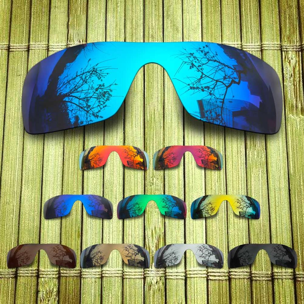 Polarized Replacement Lense For-Oakley Batwolf Sunglasses Frame True Color Mirrored Coating - Options