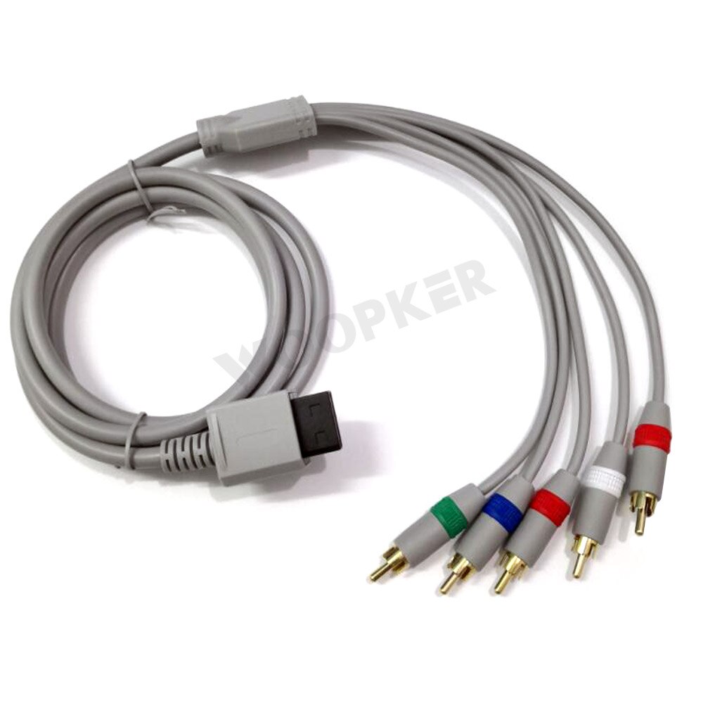 Câble composant pour Nintendo Wii /Wii U /Mini Console HD 1080P HDTV AV, cordon adaptateur Audio, lignes 5RCA, 6 pieds